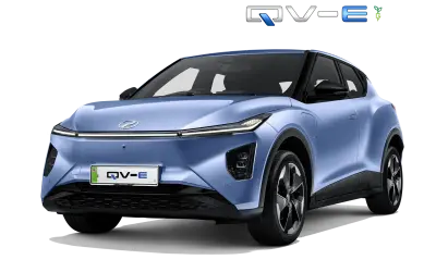 Perodua QV-E biru